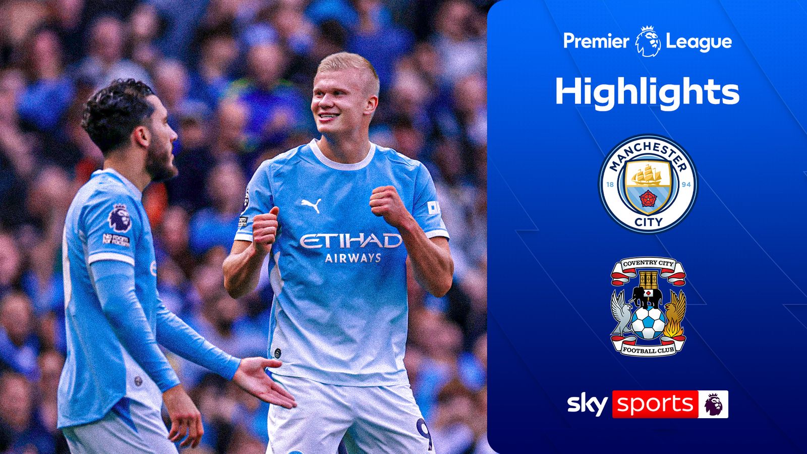 曼城1-0击败考文垂 | 英超精彩回顾